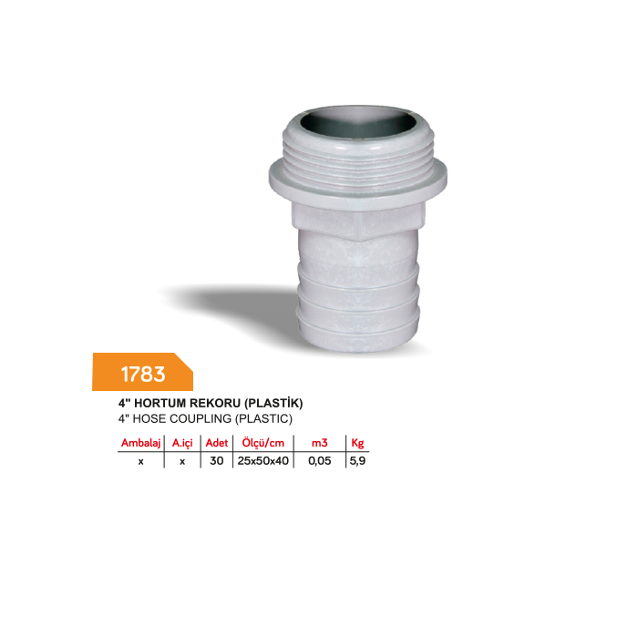 SAYIM 1783 4" HORTUM REKORU (PLASTİK)